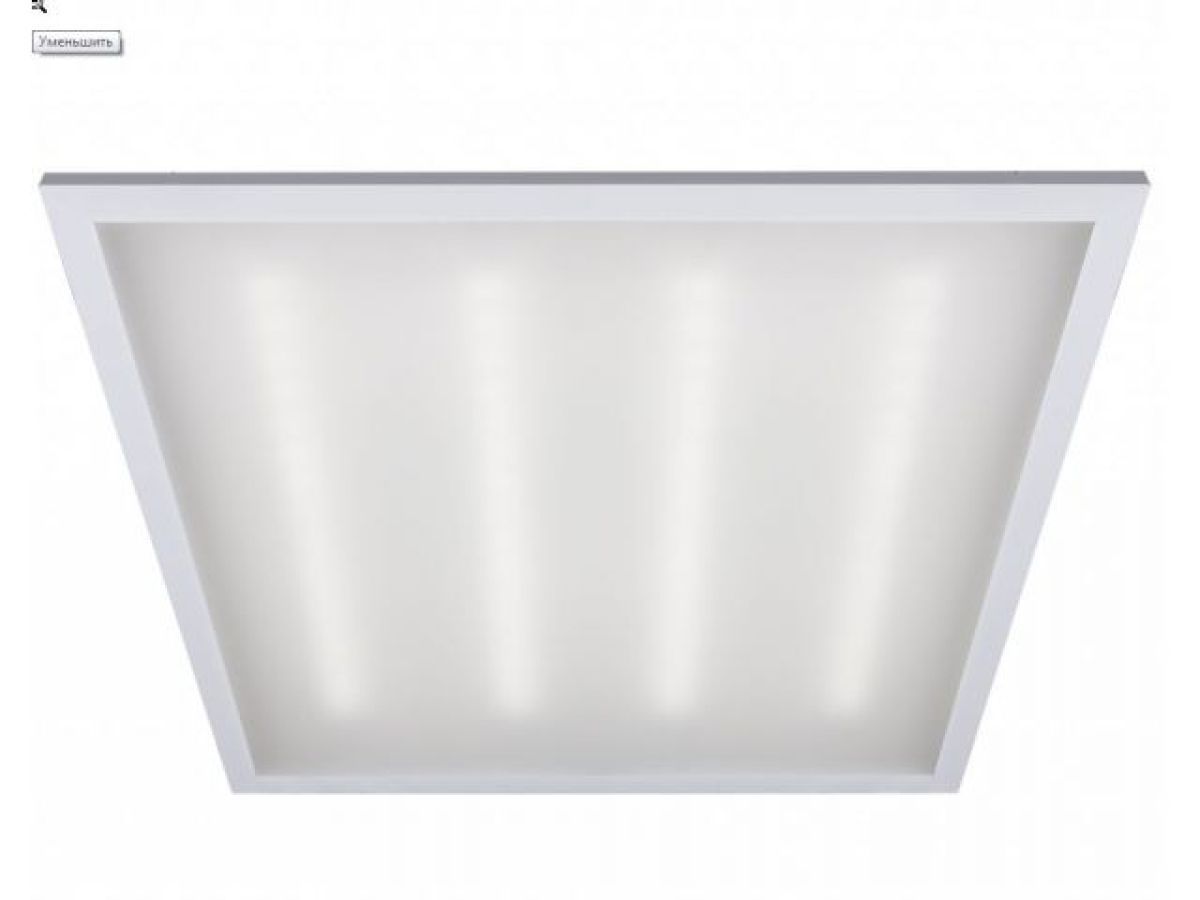 Светильник светодиодный накладной 36Вт, PPL 595/U Opal 6500К, IP40, 180-265В, 2700Лм, JAZZWAY 5005327