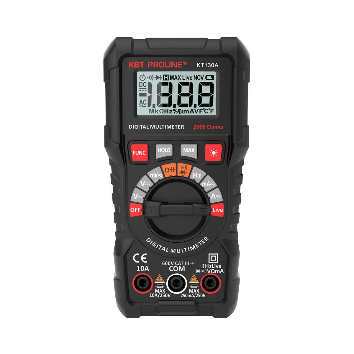 Мультиметр цифровой KT 130A серия PROLINE ()  КВТ 88549