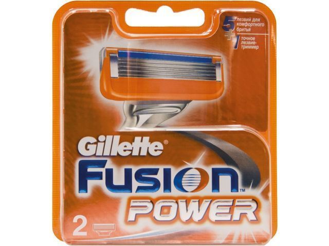 Кассеты сменные для бритвы Fusion Power 2 шт.  GILLETTE 7.70202E+12