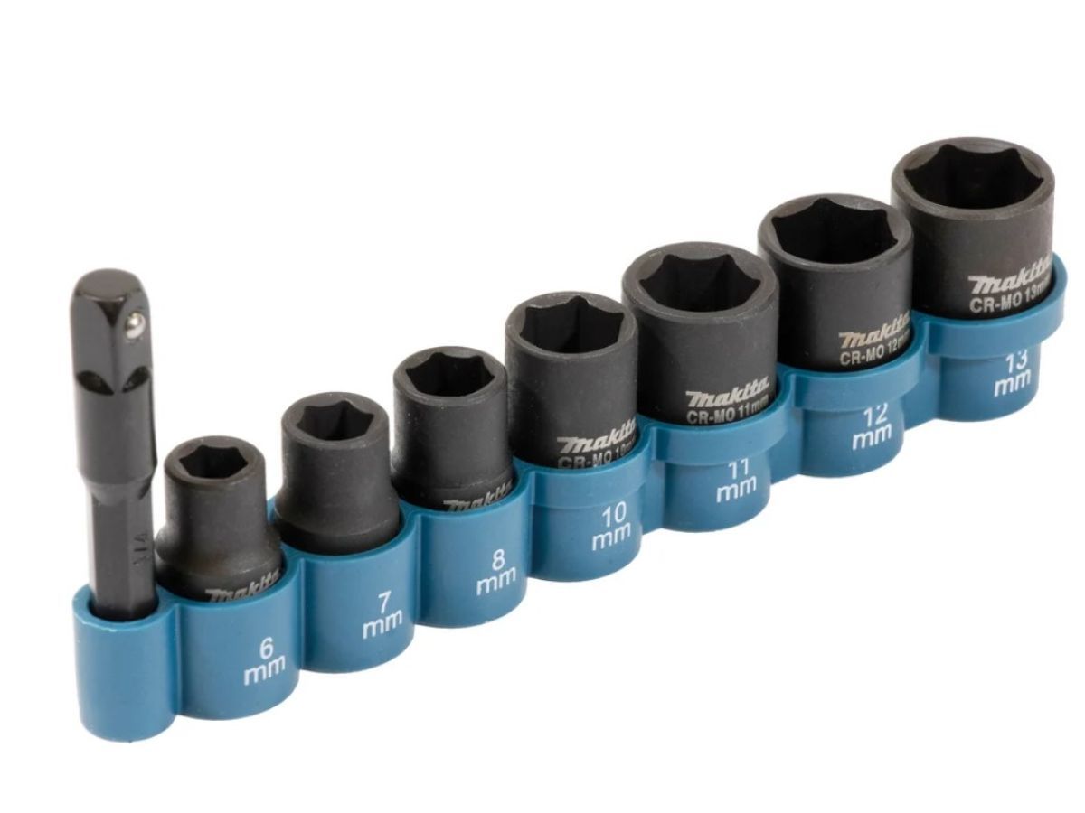 Набор ударных головок 6-13 мм 1/4" (8 шт) MAKITA E-12289