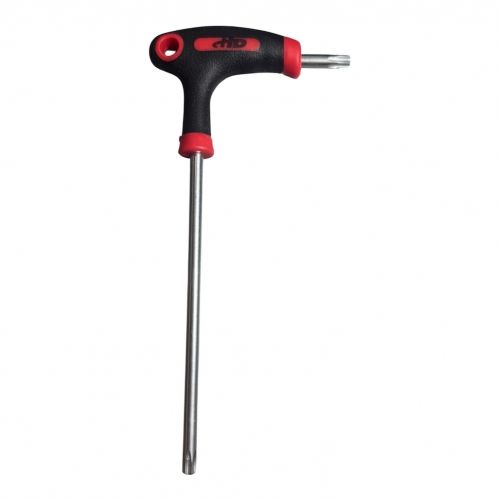 Ключ TORX c T-образной ручкой T25 16х50х100мм с отверстием, CrV H-D HD-05606