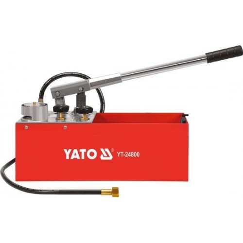 Ручной насос для проверки давления 490х160х165 мм., 0-5MPa, G1/2, 12л  ...YATO YT-24800