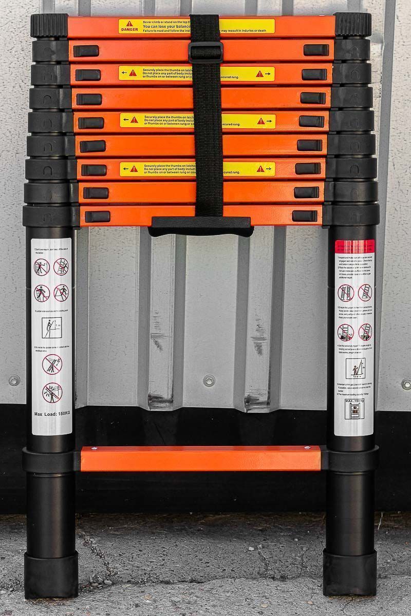 Лестница телескопическая алюм. бытовая 2.9м (10 ступ.) ISMA ISMA-UP290