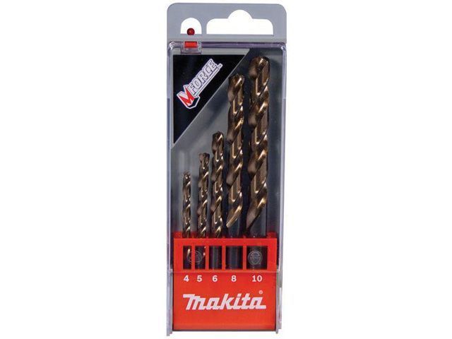 Набор сверл M-force 4-10мм 5шт.,  MAKITA D-30508