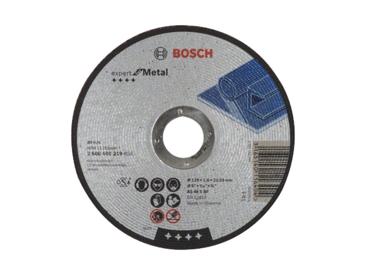 Круг отрезной 125x1.6x22.2 mm для металла Expert BOSCH 2608600219