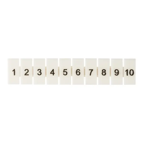 Маркеры для JXB-ST/Push-in 6 с нумерацией 1-10 (100 шт.) EKF zb-st-6-1-10