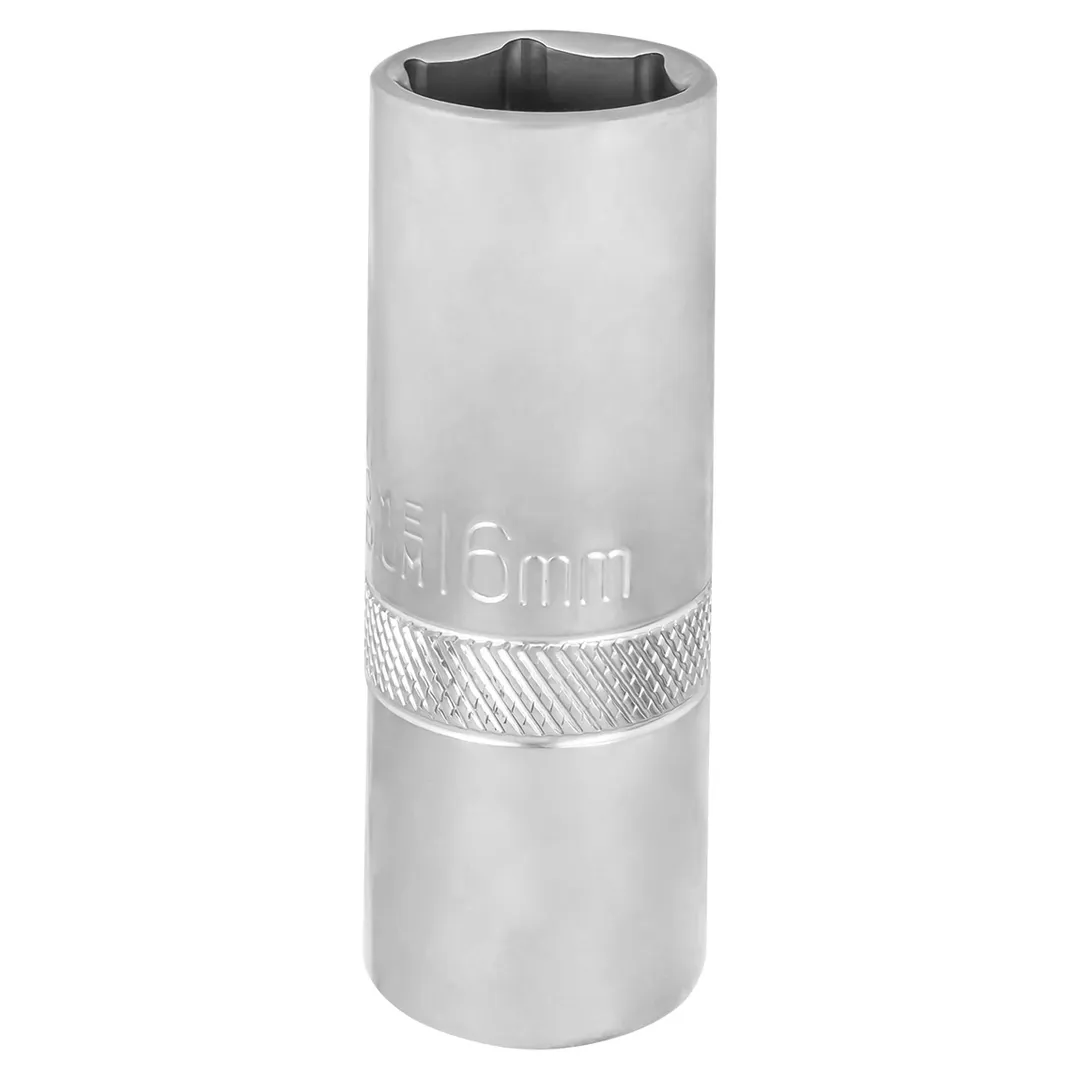 Головка свечная 16мм 1/2" (6гр.) RockFORCE LIGHT RF LIGHT-807416