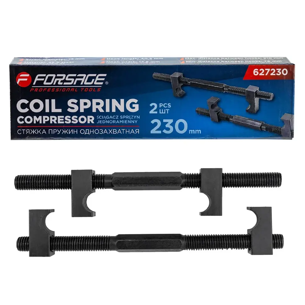 Стяжка пружин однозахватная 230мм (набор 2шт.) Forsage F-627230