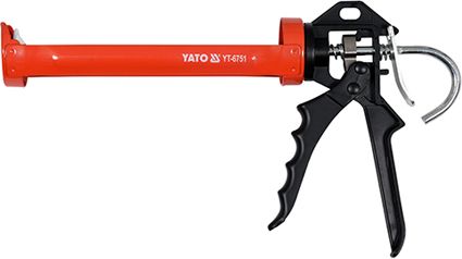 Пистолет для силикона полукорпусной 225mm  YATO YT-6751