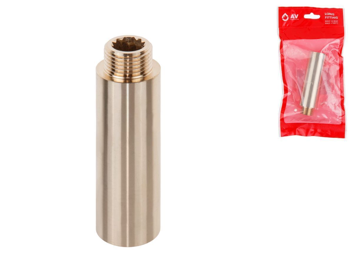 Удлинитель 1/2" вн.-нар. х 80 мм AV Engineering AVE301022