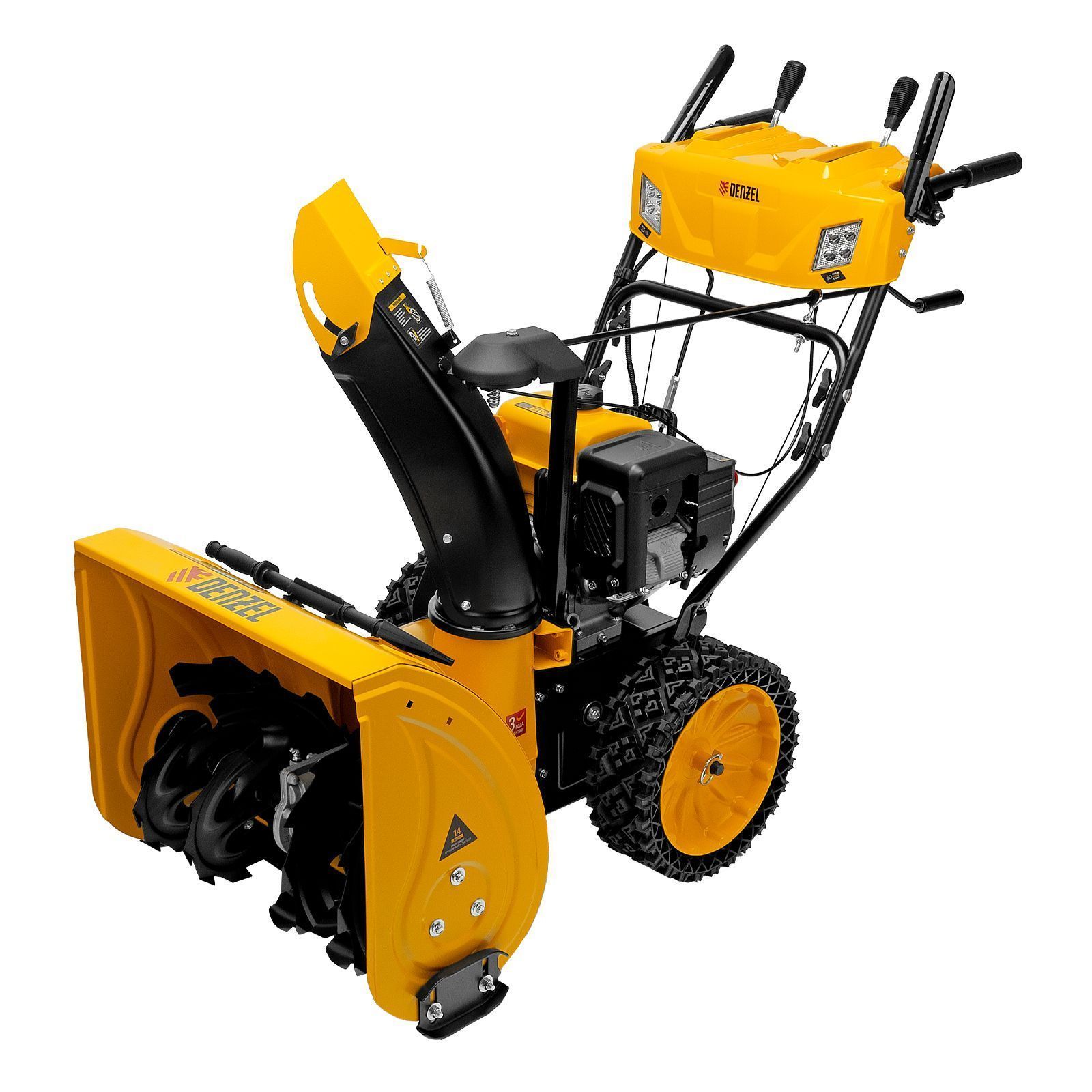 Бензиновая снегоуборочная машина SBM 610S PRO, 212cc, эл.старт, фара, обогрев DENZEL 97654