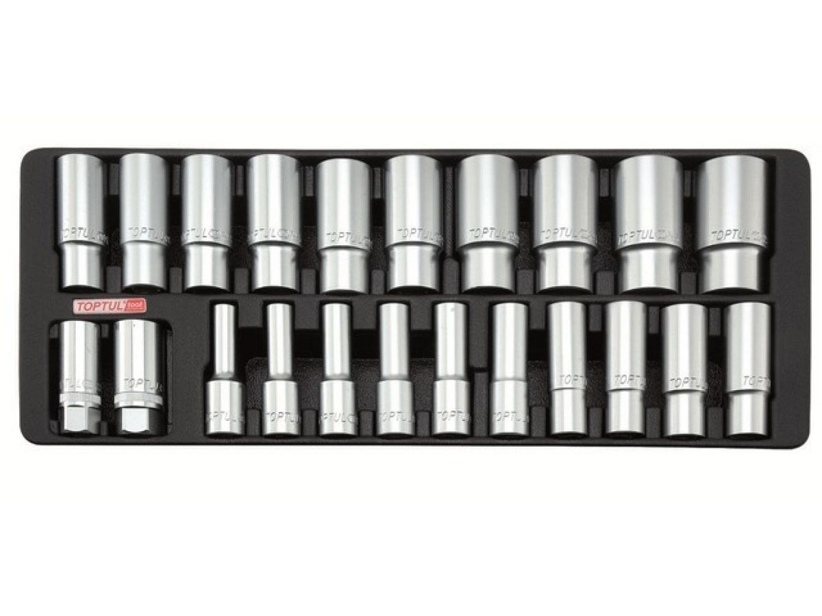 Набор-сет головок глубоких 1/2", 8-32мм, 22шт. Toptul GAAT2202