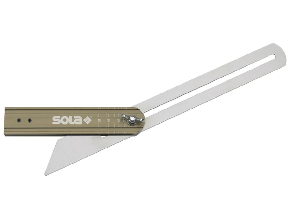 Угольник складной 300мм алюм. рукоятка (градусная шкала) VSTG 300 SOLA 56052201