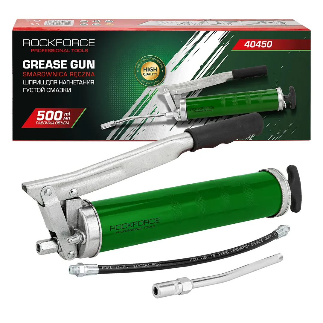Шприц для нагнетания густой смазки 500мл RockFORCE Rock FORCE RF-40450