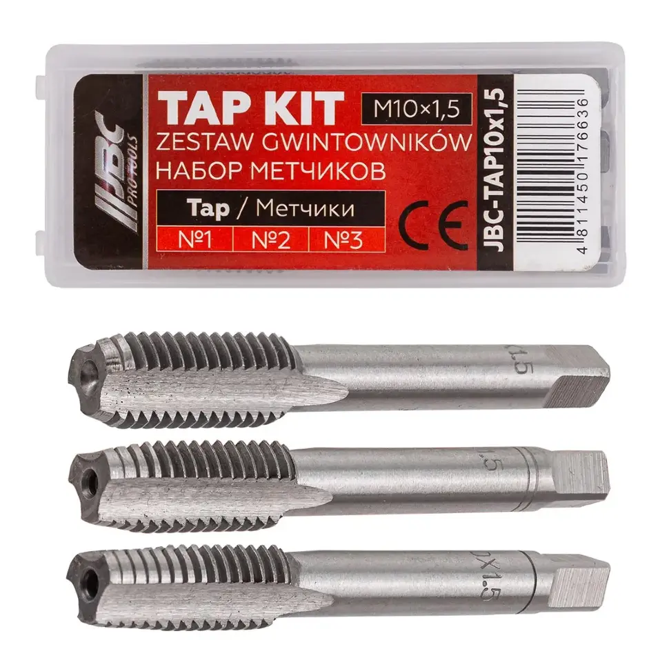 Метчик M10x1,5 (3шт)  JBC JBC-TAP10x1,5