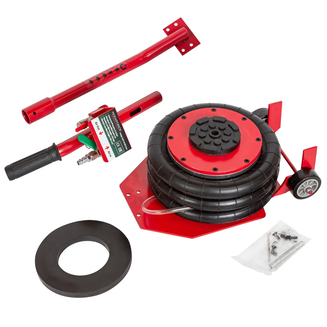Домкрат подкатной пневматический 3,5т (h135-450 мм) Rock FORCE RF-YHQD-3WT-270B(3,5)
