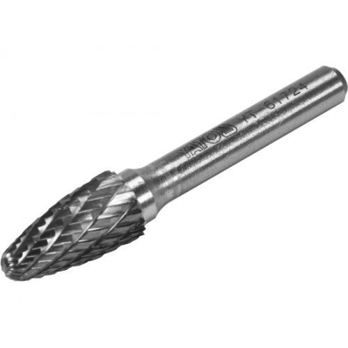 Шарошка металлическая коническая 10х18x58мм для обработки металла H-D HD-61724
