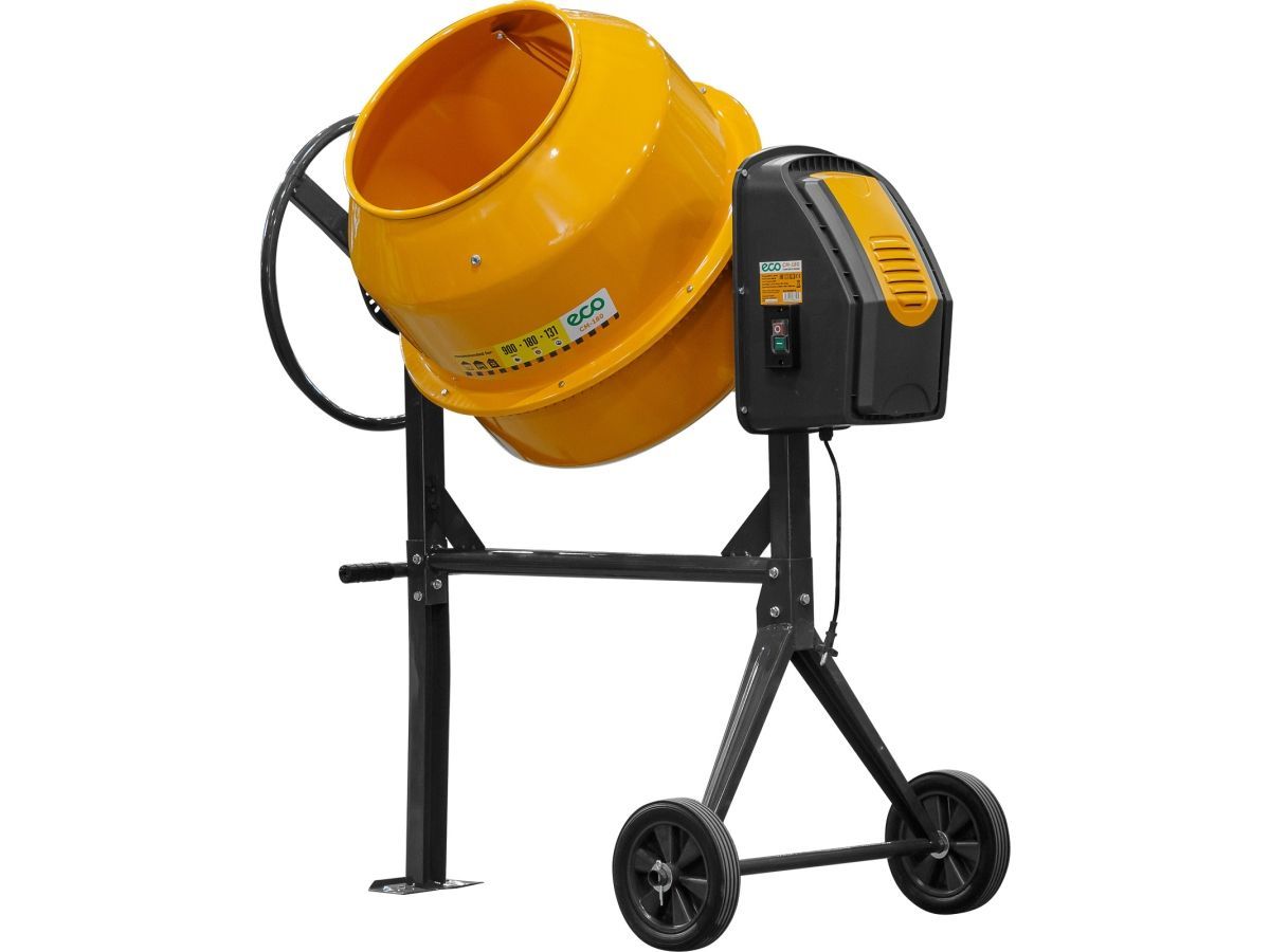 Бетоносмеситель CM-180 (объём 180/131 л, 900 Вт, 230 В, вес 48 кг) ECO EC3410-6