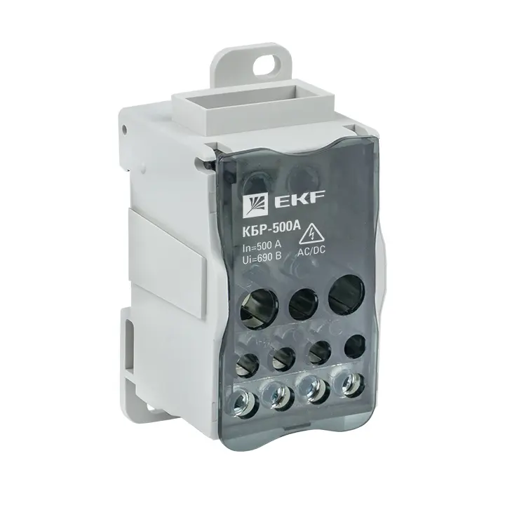 Блок КБР на DIN-рейку и монтажную панель 500A  EKF plc-kbr500