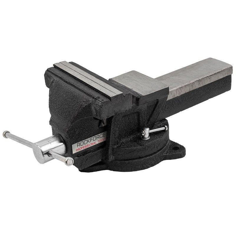 Тиски стальные поворотные с наковальней 6" (150мм) RockFORCE ...Rock FORCE RF-6540106