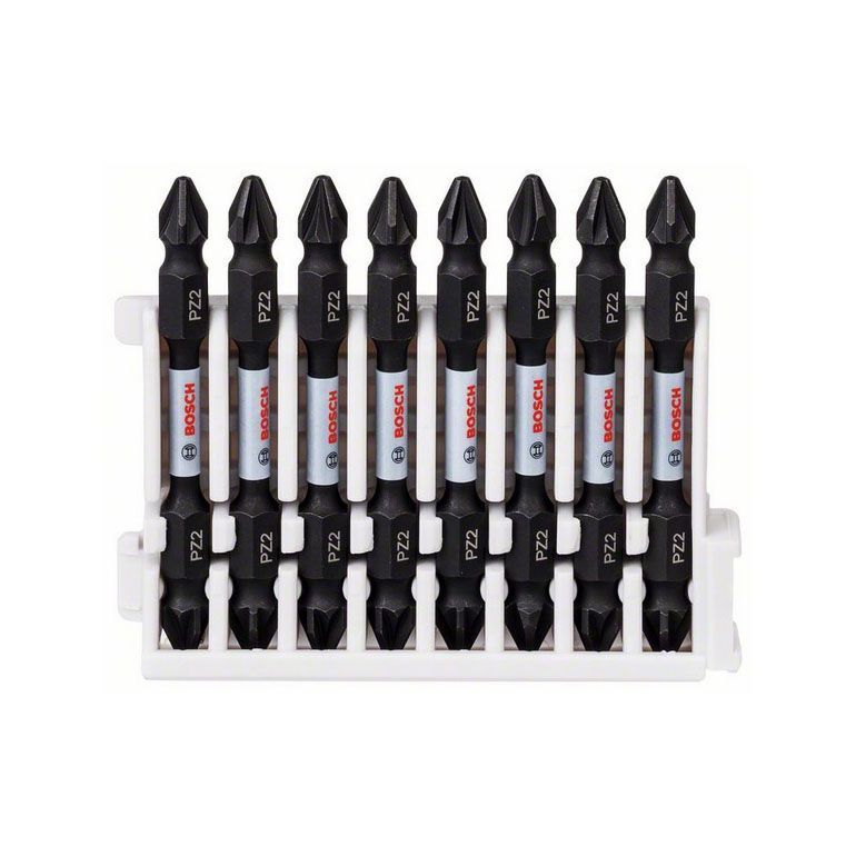 Impact Control_Планка двухсторонних бит PZ2/PZ2 (8 шт.)  BOSCH 2.608.522.338