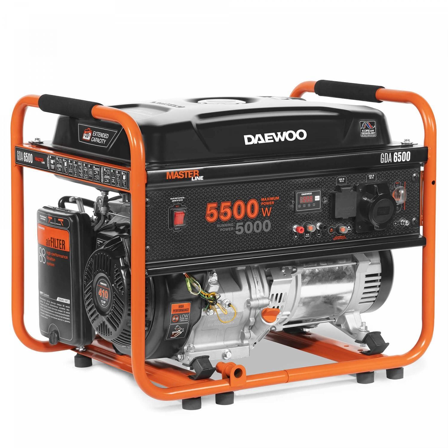 Генератор бензиновый DAEWOO Daewoo Power GDA 6500