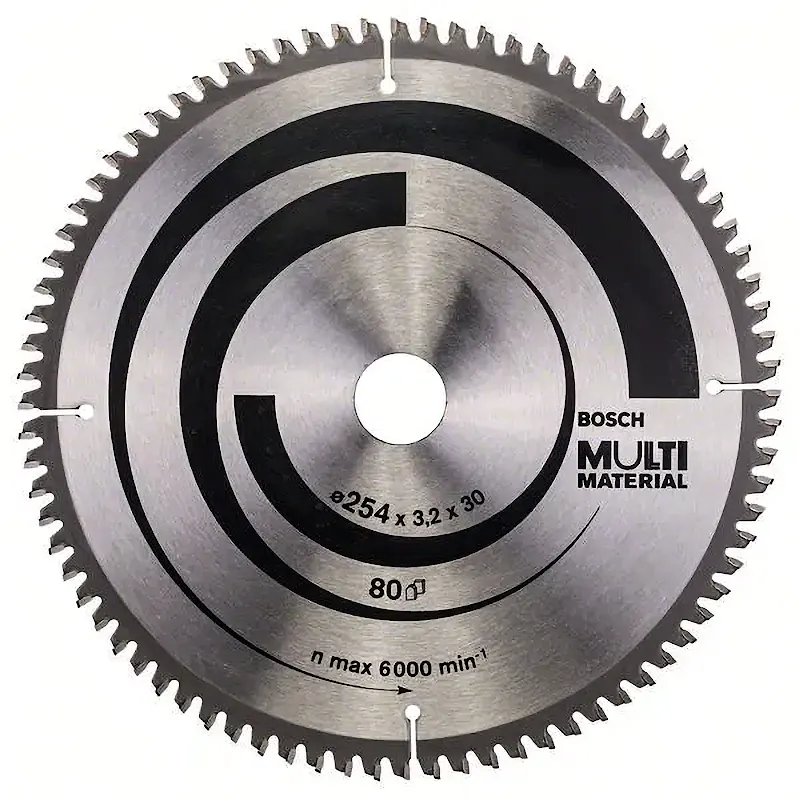 Пильный диск 254х3,2х30 мм Z80 Multi Material BOSCH 2.608.640.450