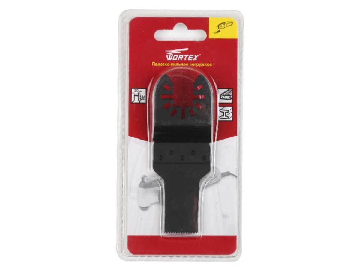 Полотно пильное погружное 20 mm по дереву и металлу WORTEX SB02A203418
