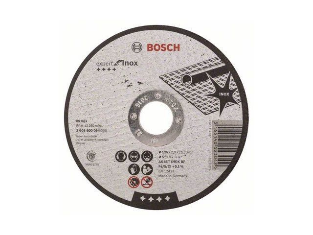 Круг отрезной 125x2.0x22.2 mm для нержавеющей стали Expert  BOSCH 2608600094