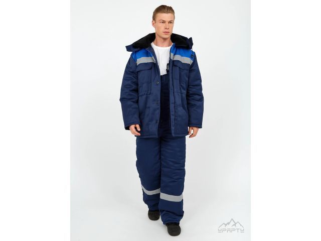 Костюм (куртка+п/к) утепленный "Легион-К" (синий+василек, грета) р-р 48-50 рост 170-176, Р... 