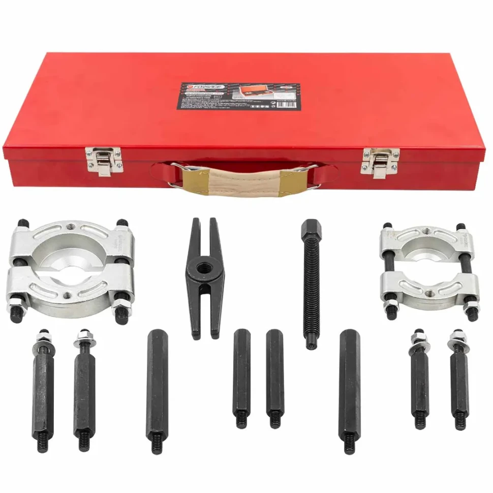 Набор съемников сегментного типа 12пр. (30-50, 50-75мм), в металлическом кейсе Forsage F-66609