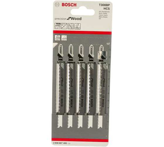 Пилка для лобзика T 234 X Progressor for Wood (5 шт) BOSCH 2.608.633.528