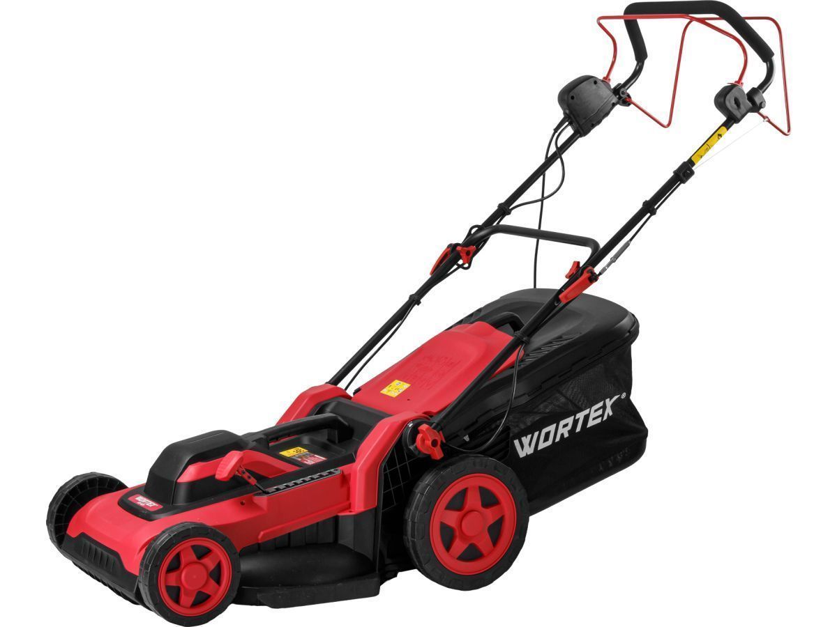Газонокосилка электрическая LM 4221 2000 Вт, шир.46 см, самоход. (выс. 25-75 мм, травосборник 55 л, мульчир-е, бок.выброс) WORTEX 2334105