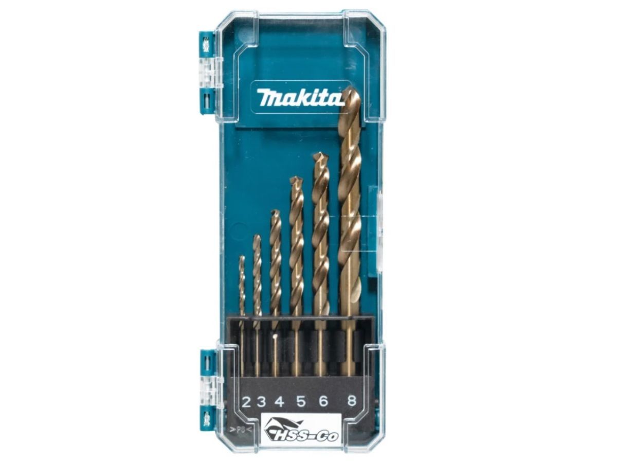 Набор сверл по металлу HSS-Co 2,3,4,5,6,8 мм (6 шт) MAKITA D-75758