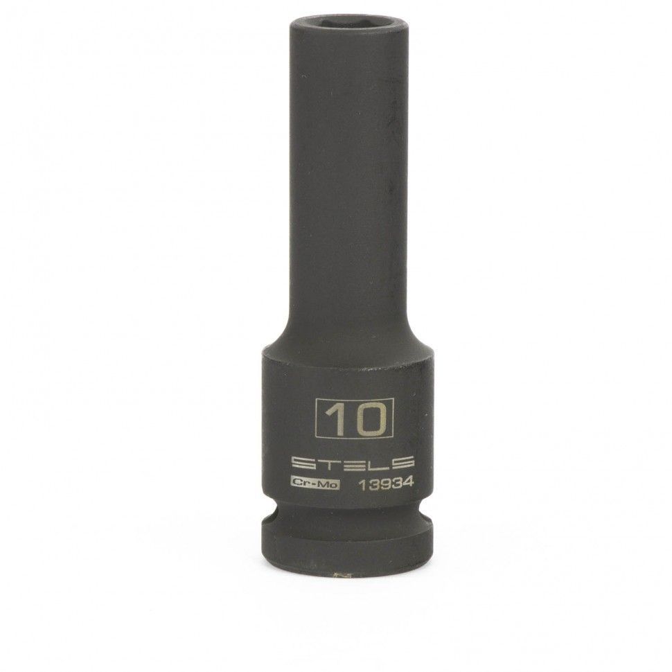 Головка ударная удлиненная шестигранная, 10 mm, 1/2", CrMo  ...Stels 13934