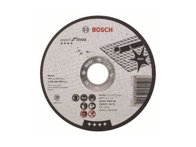 Круг отрезной 125x2.0x22.2 mm для нержавеющей стали Expert BOSCH 2608600094