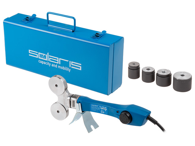 Сварочный аппарат для полимерных труб (800 Вт, 4 насадки: 16, 20, 25, 32 mm)  ...SOLARIS PW-804