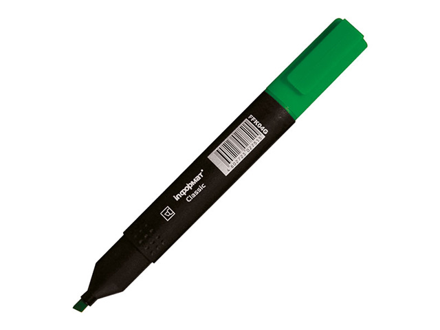 Маркер текстовый CLASSIC 1-5 мм зеленый скошенный,  INФОРМАТ FFK04G