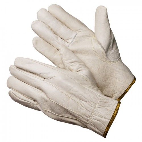 Перчатки цельнокожаные белого цвета (р.10 (XL))  Force   GWARD XY276