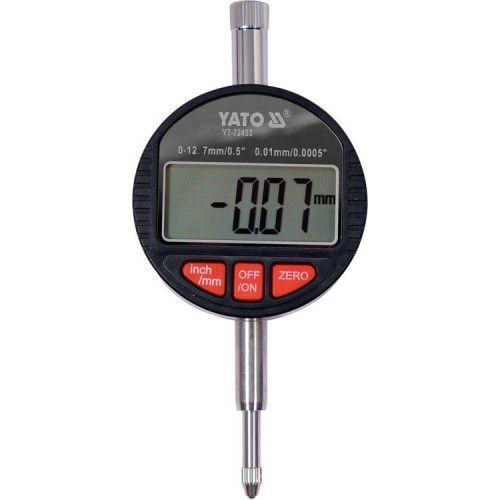 Индикатор измерительный часового типа цифровой 0-12.7mm   YT-72453...YATO 132692