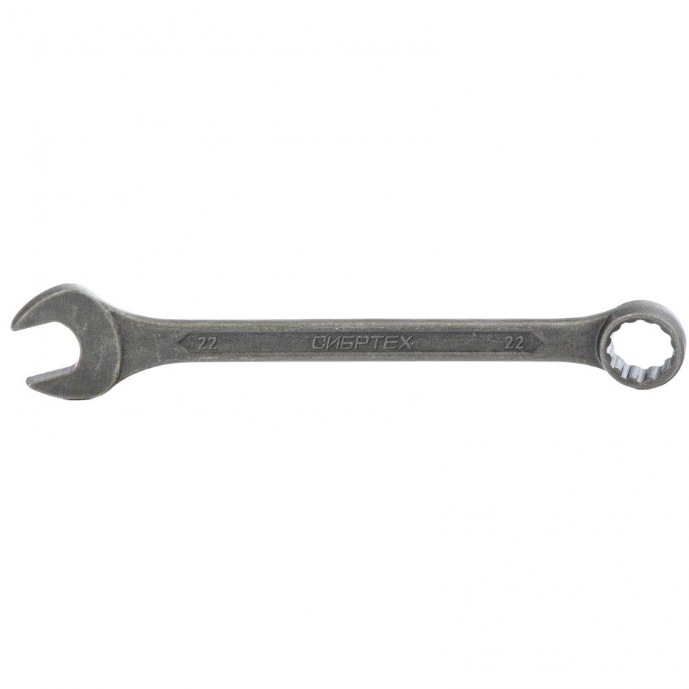 Ключ комбинированый, 22 mm, CrV, фосфатированный, ГОСТ 16983  Сибртех 14913