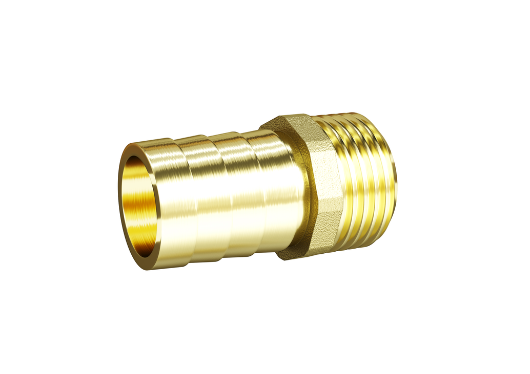 Штуцер для шланга нар. 16х1/2”, LD  LD.65.395.1.15x16L