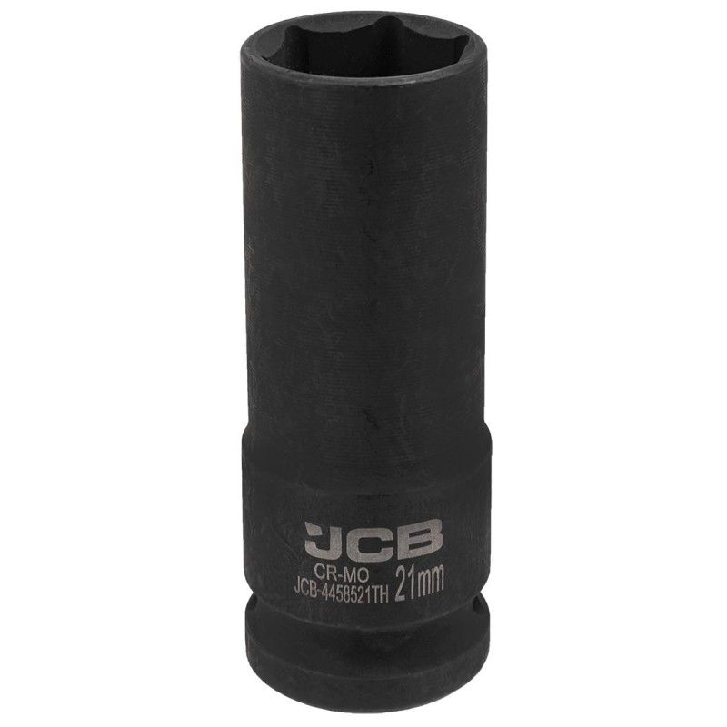 Головка ударная глубокая тонкостенная 1/2", 21мм (6гр.)  JCB JCB-4458521TH