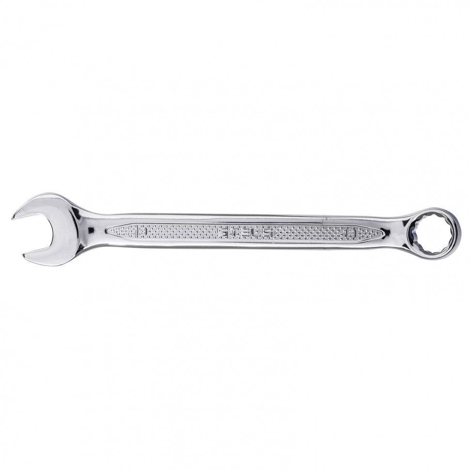 Ключ комбинированный, 13 mm, CrV, антислип  Stels 15250