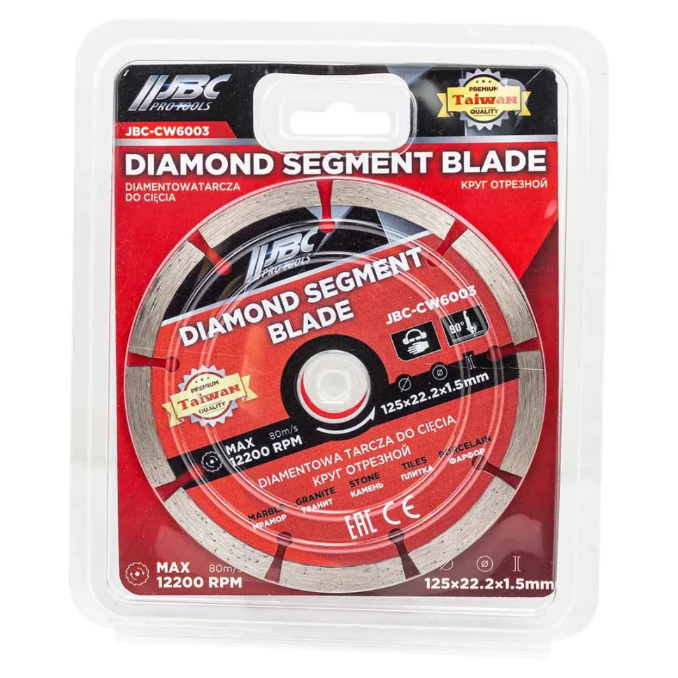 Круг отрезной 125*22,2*1,5мм  JBC JBC-CW6003