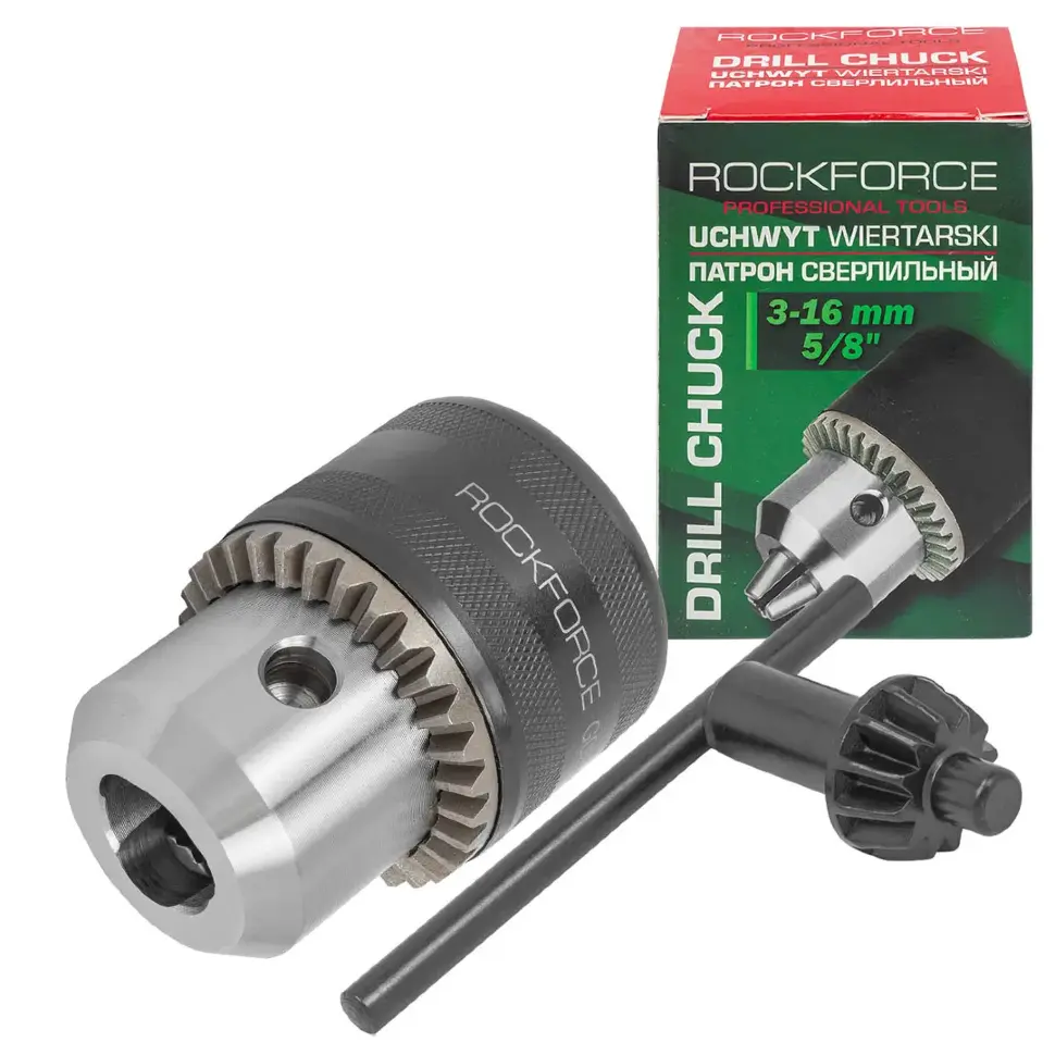 Патрон цанговый для дрели (3-16мм, 5/8") RockFORCE RF-G00547