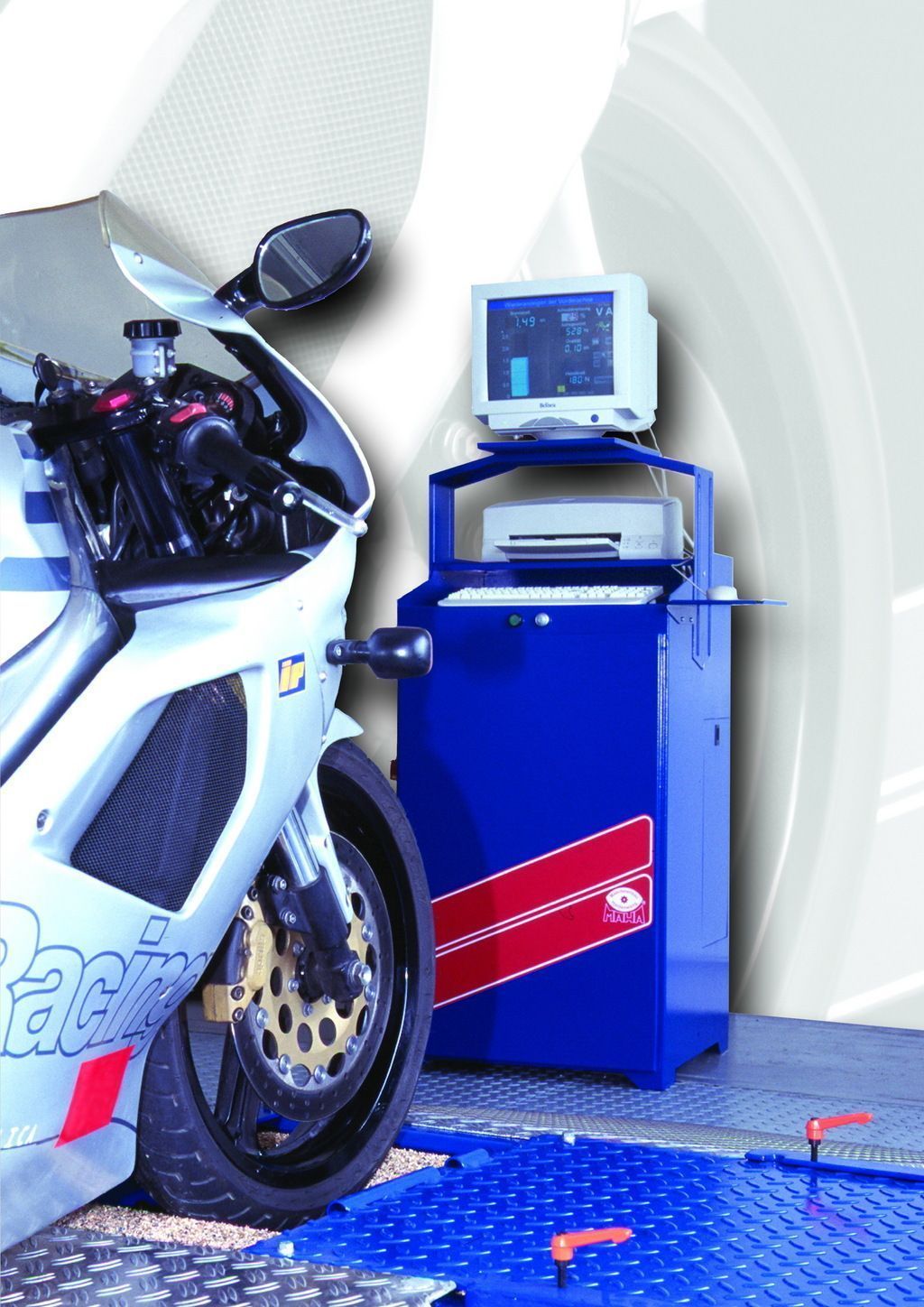 Тормозной стенд для мотоциклов MBT 1000 EUROSYSTEM MAHA MBT 1000 EUROSYSTEM