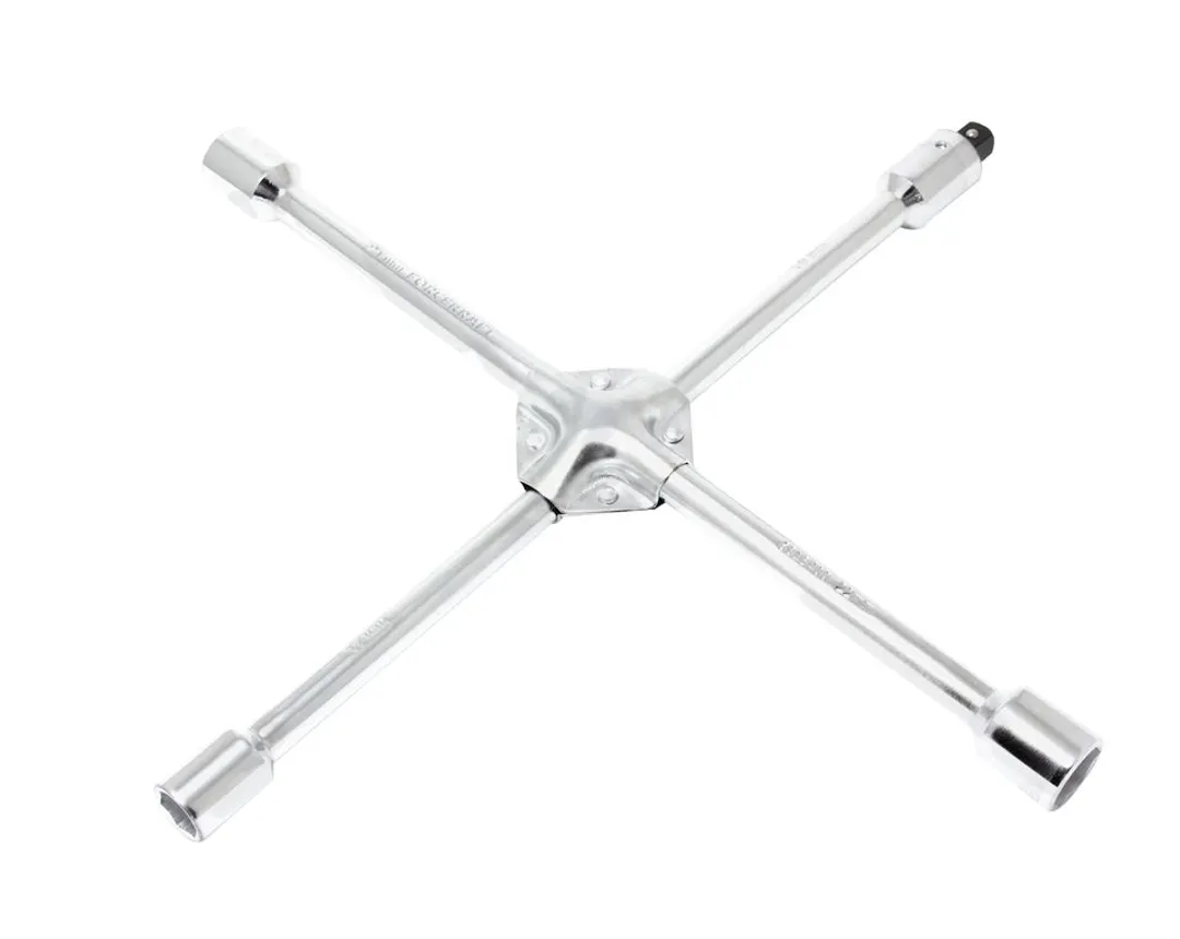 Ключ балонный крестовой 17-19-21"-22 с адаптером 1/2"  FORCEKRAFT FK-681B400