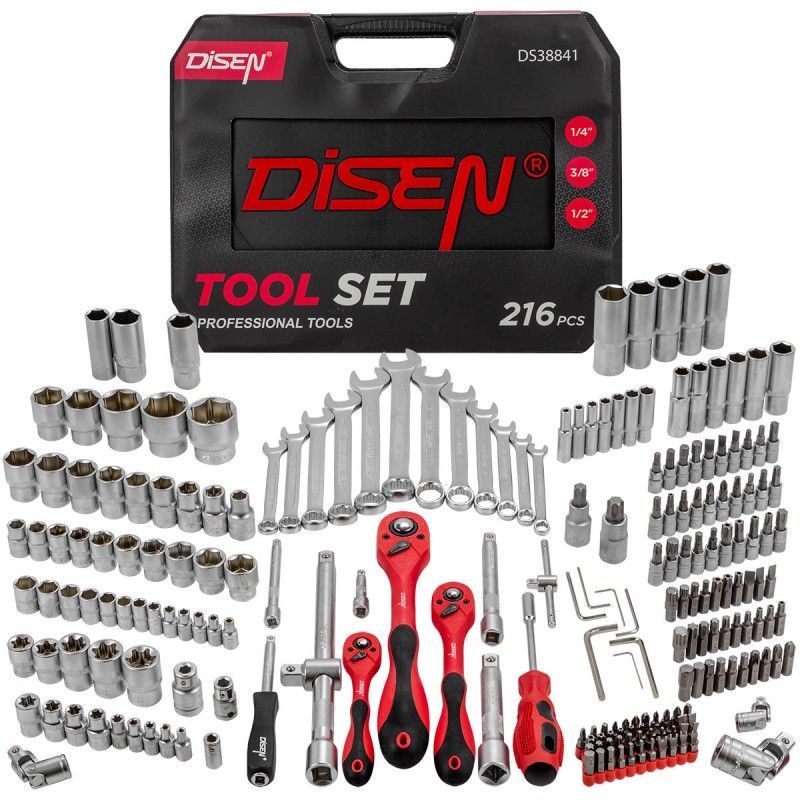 Набор инструментов 216 пр  DISEN DS38841