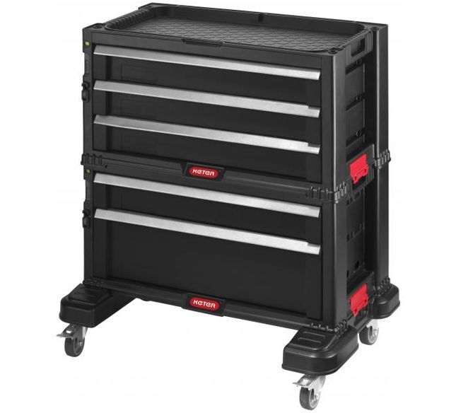 Ящик напольный для хранения инструментов 5 Drawers Tool Chest System   KETER 17199301